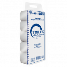 Toilex White Tissue 10Pack...